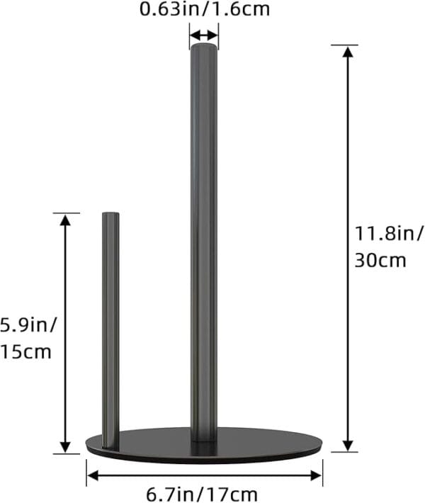 paper towel holder black kitchen roll holder