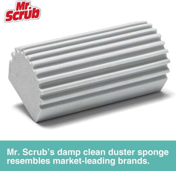 4 pack damp dusting sponge duster